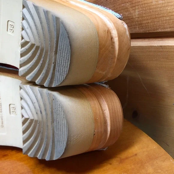 Troentorp of Sweden Mariah Metallic Hot Pink Clog Sandal Leather 8-8.5 38 - Picture 11 of 16